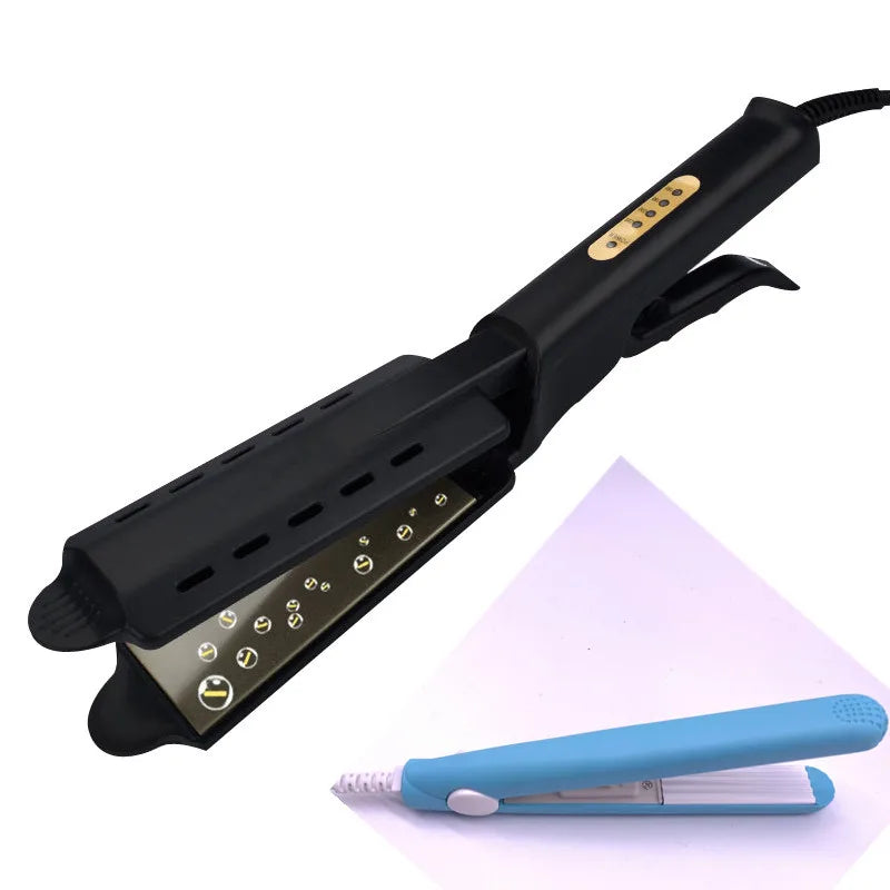 Hair Straightener - Adjustable Temperature, Dual Voltage for Travel