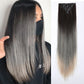 Synthetic Color Gradient Clip-In Hair Extensions