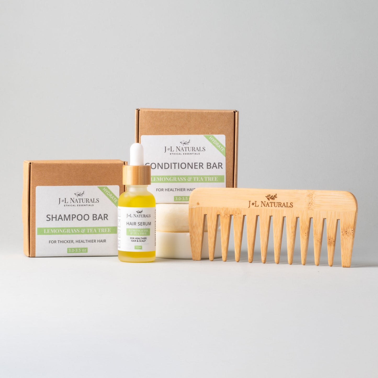 Natural Hair Care Kit for Color-Treated and Damaged Hair