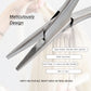 Professional Stainless Steel Hair Extension Pliers for Micro Ring, Nano-Link, and Fusion Extensions