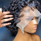 Pixie Cut Wig Human Hair 13x1 Lace Frontal Wigs Human Hair