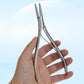 Professional Stainless Steel Hair Extension Pliers for Micro Ring, Nano-Link, and Fusion Extensions